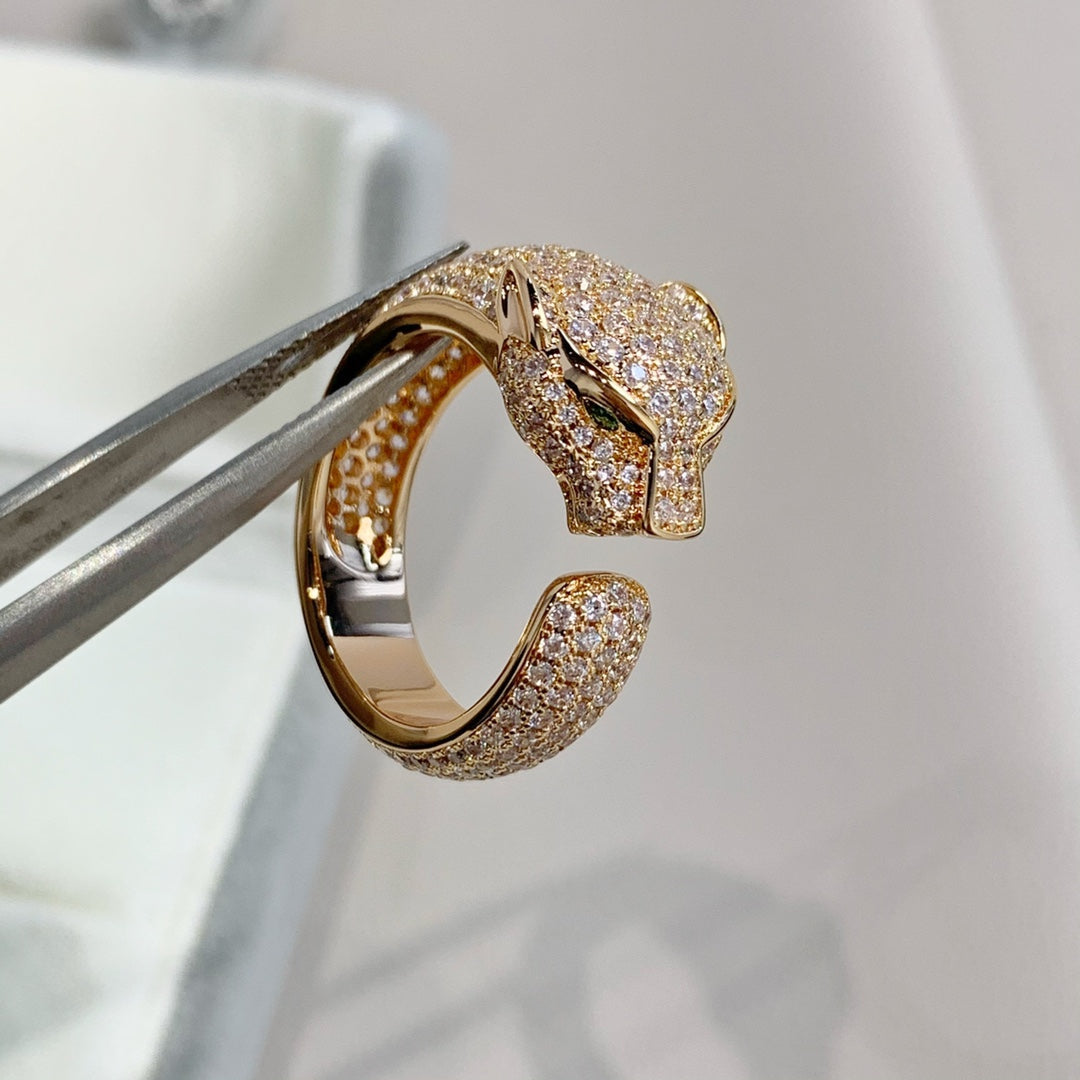 Mysitc PANTHERE PINK GOLD DIAMOND RING