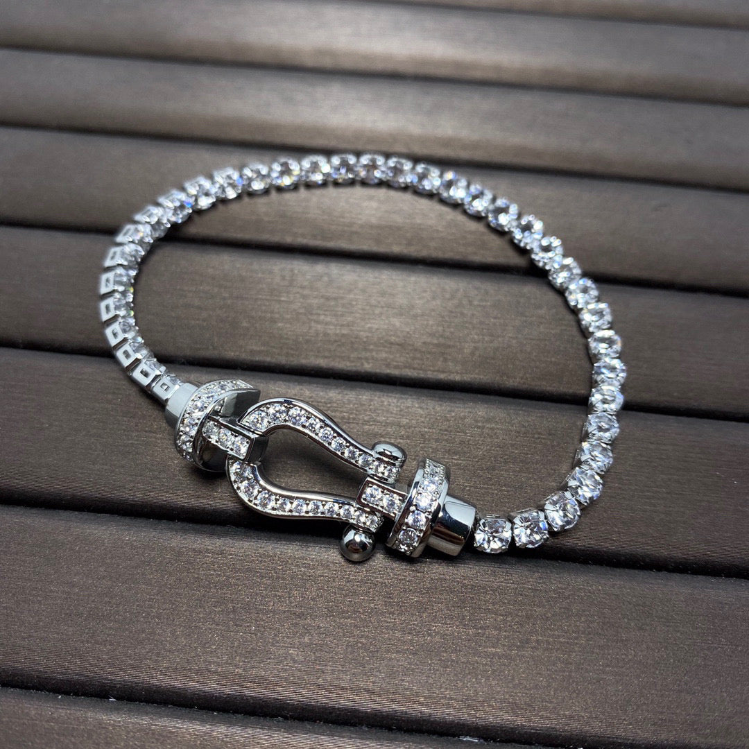 Mystic FORCE Hufeisen Diamant Tennisarmband