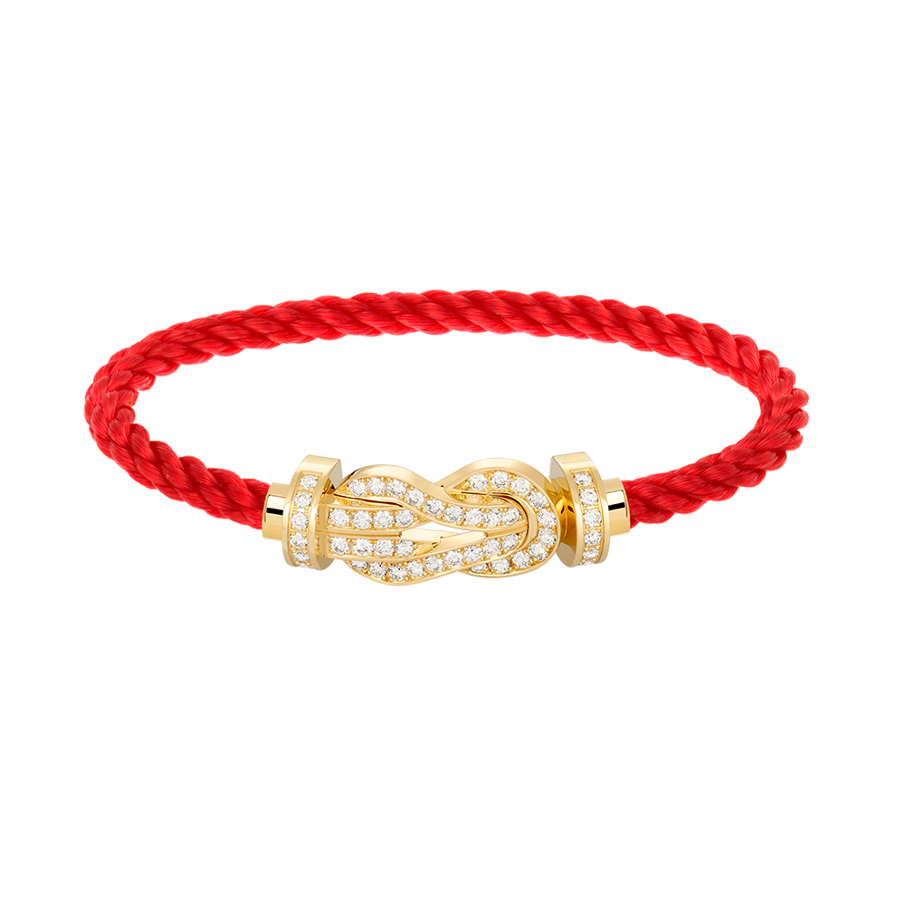 Mysitc CHANCE LARGE 8-FIGURE SCHNALLE VOLLDIAMANTENARMBAND GOLD