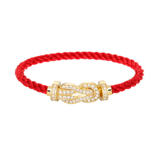 Mysitc CHANCE LARGE 8-FIGURE SCHNALLE VOLLDIAMANTENARMBAND GOLD