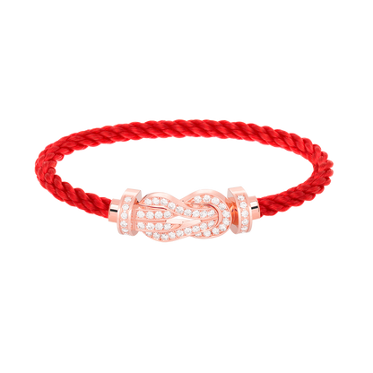 Mystic CHANCE GROSSE 8er SCHNALLE VOLLBESETZTES DIAMANTARMREIF ROSÉGOLD