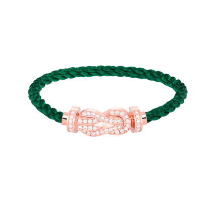 Mystic CHANCE GROSSE 8er SCHNALLE VOLLBESETZTES DIAMANTARMREIF ROSÉGOLD