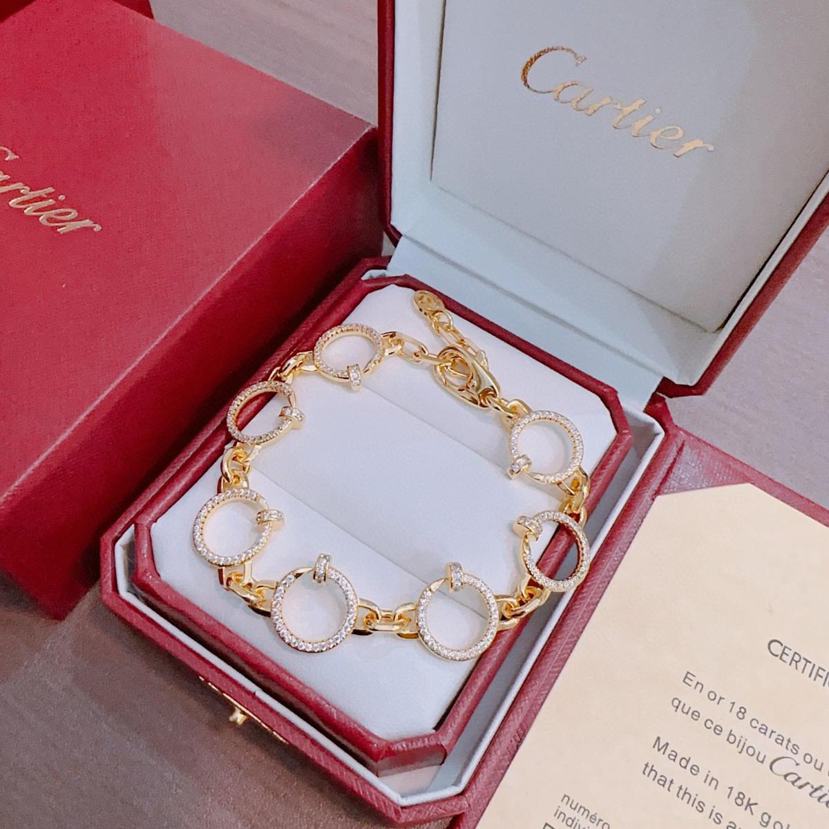 Mystisches LIEBES- & GERECHTIGKEITSARMBAND DIAMANTEN