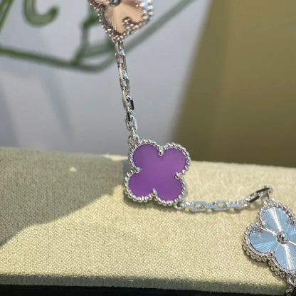 [Mysitc ]New  CLOVER 5 MOTIF VIOLET BRACELET COLLECTION