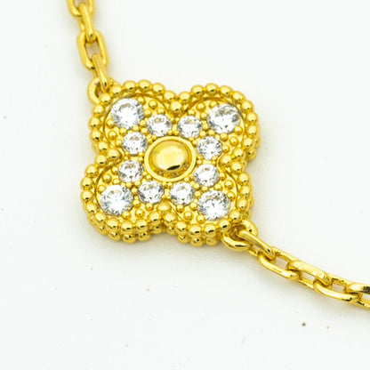 [Mysitc ]New  CLOVER 5 MOTIF LASER BRACELET COLLECTION