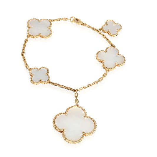 Mysitc MAGIC CLOVER MOP GOLD BRACELET 5 MOTIFS
