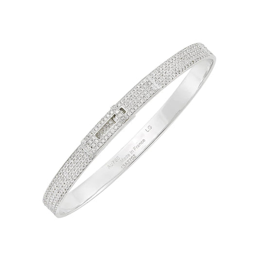 Mysitc HM KELLY BRACELET IN SILVER AND FULL PAVE DIAMOND