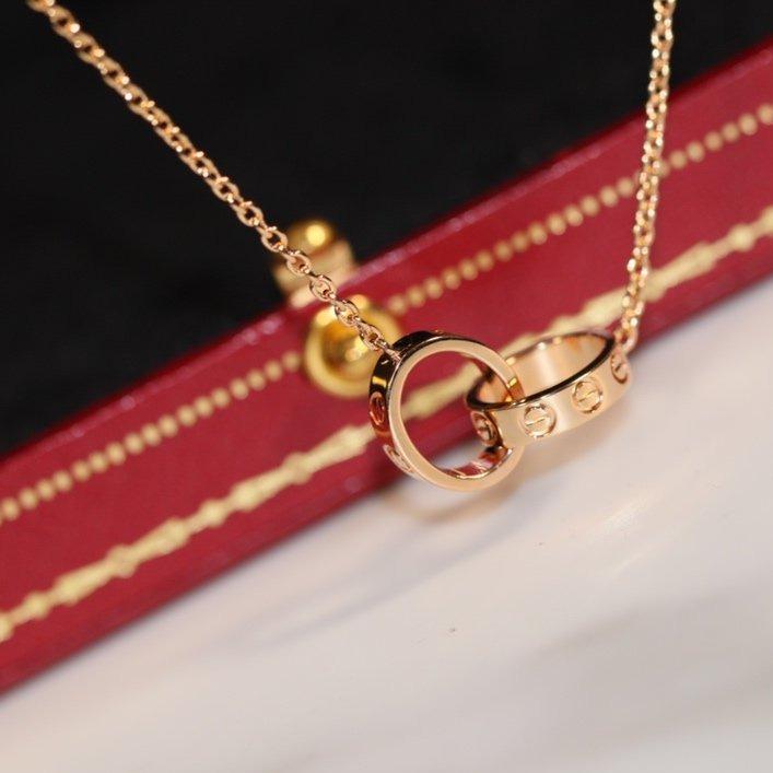 Mystic LOVE HALSKETTE ROSÉGOLD UND SILBER