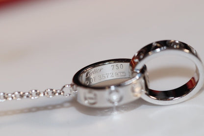 Mystic LOVE HALSKETTE ROSÉGOLD UND SILBER