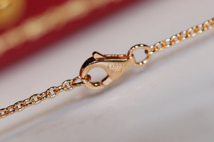 Mystic LOVE HALSKETTE ROSÉGOLD UND SILBER