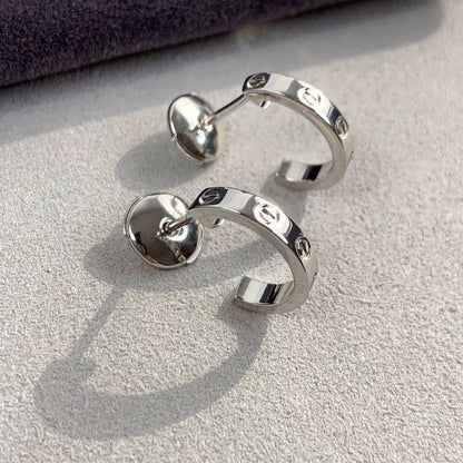 Mysitc LOVE EARRINGS 2.65MM SILVER