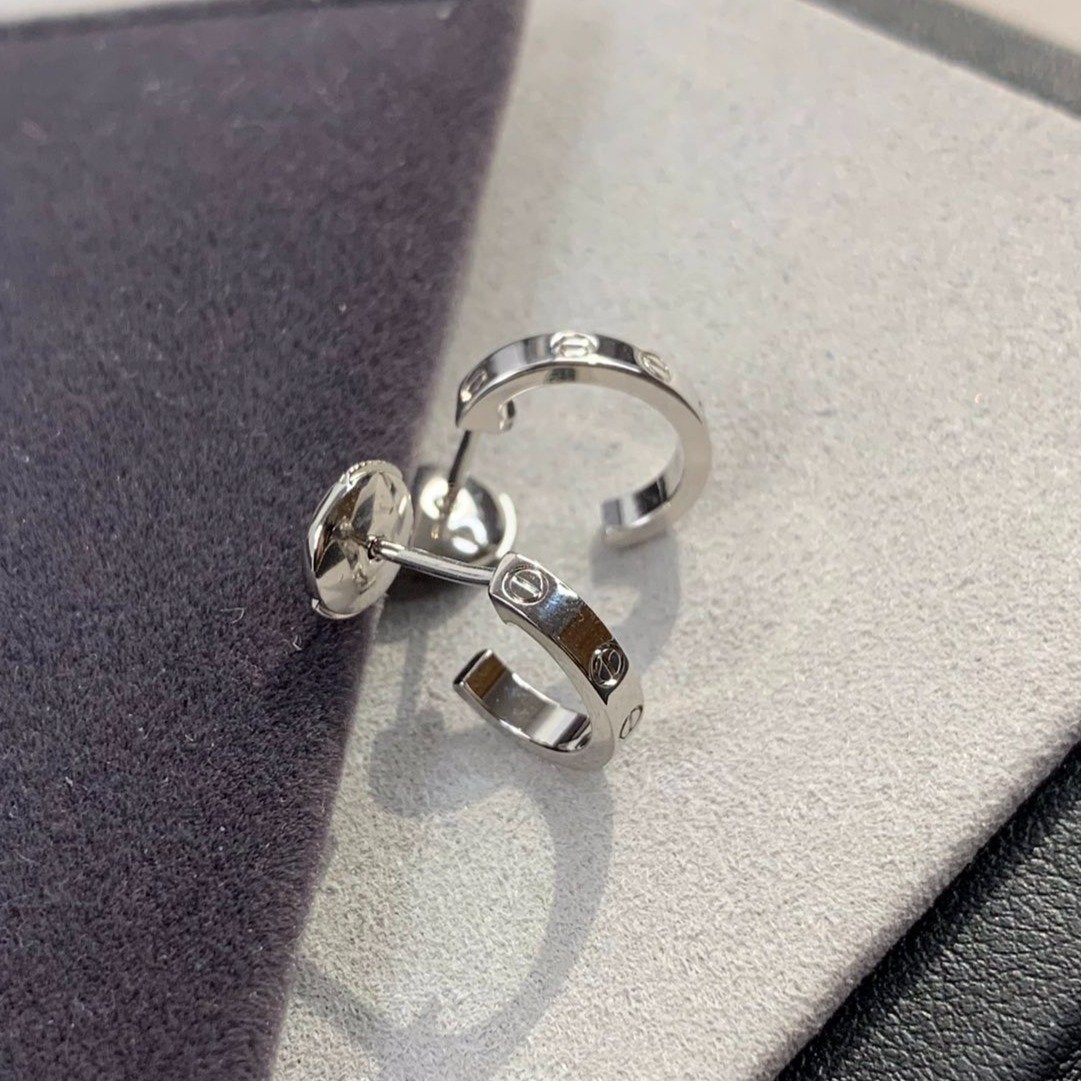 Mysitc LOVE EARRINGS 2.65MM SILVER