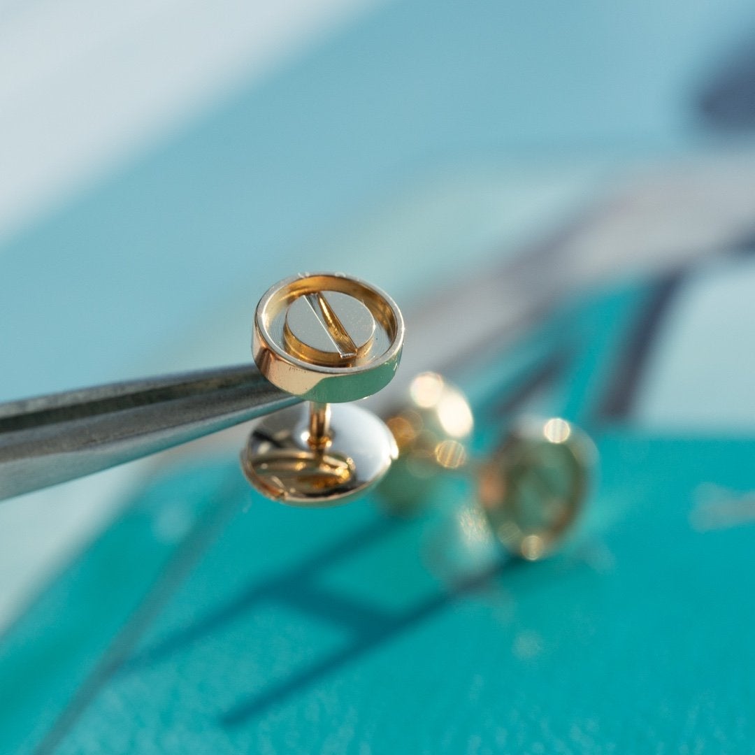 Mystic LOVE OHRRINGE ROSÉGOLD 10MM
