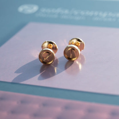 Mystic LOVE OHRRINGE ROSÉGOLD 10MM