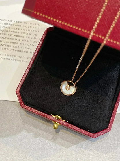 Mysitc AMULETTE ROSE GOLD MOP NECKLACE