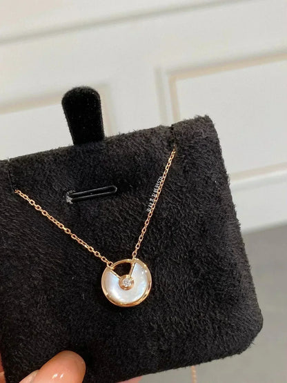 Mysitc AMULETTE ROSE GOLD MOP NECKLACE