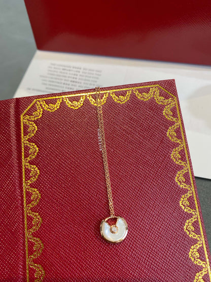 Mysitc AMULETTE ROSE GOLD MOP NECKLACE