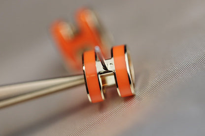 Mystic MINI POP H EARRINGS ORANGE