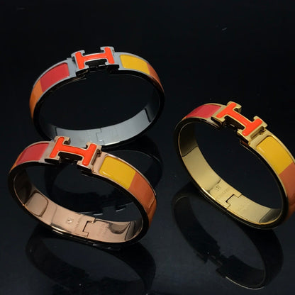 Mysitc H ARMBAND ORANGE REGENBOGEN KERAMIK