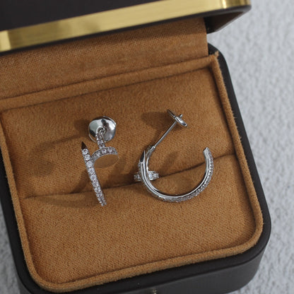 Mystische JUSTE OHRRINGE 12.75MM SILBER DIAMANT