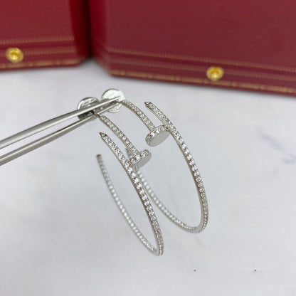 Mystische JUSTE OHRRINGE VOLL DIAMANTEN 1.8MM
