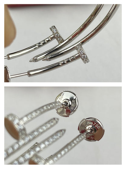 Mystische JUSTE OHRRINGE VOLL DIAMANTEN 1.8MM