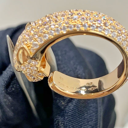 Mysitc PANTHERE PINK GOLD DIAMOND RING