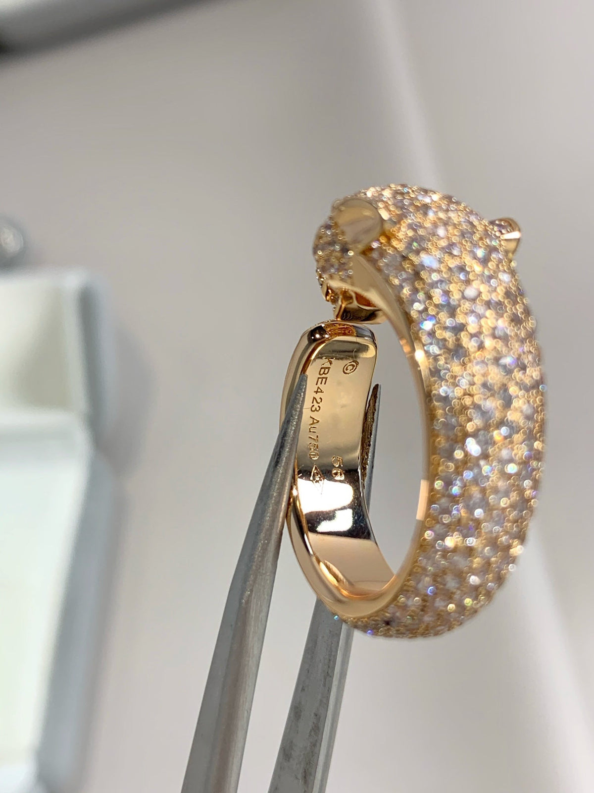 Mysitc PANTHERE PINK GOLD DIAMOND RING