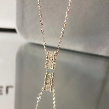 ミスティックペルリーダイヤモンドネックレス
