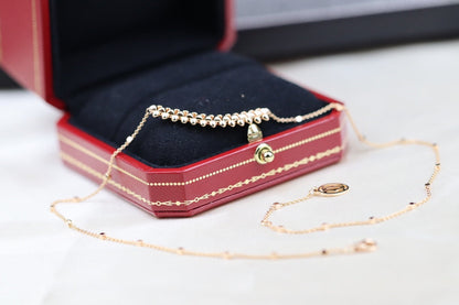 Mysitc CLASH PINK GOLD NECKLACE