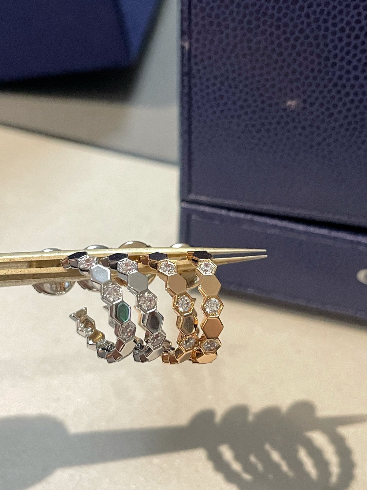 Mystic BEE LOVE Ohrringe GOLD DIAMANT