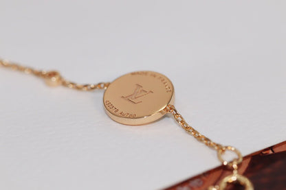 Mystic STAR AND SUN 4 MOTIV ROSÉGOLD MALACHIT ARMBAND