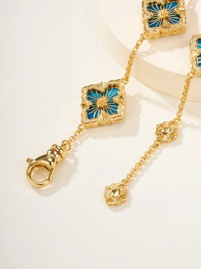 [Mystic]B.C.L ENAMELED Five-Flower Bracelet£¨Various Colors)