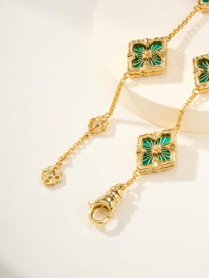 [Mystic]B.C.L ENAMELED Five-Flower Bracelet£¨Various Colors)