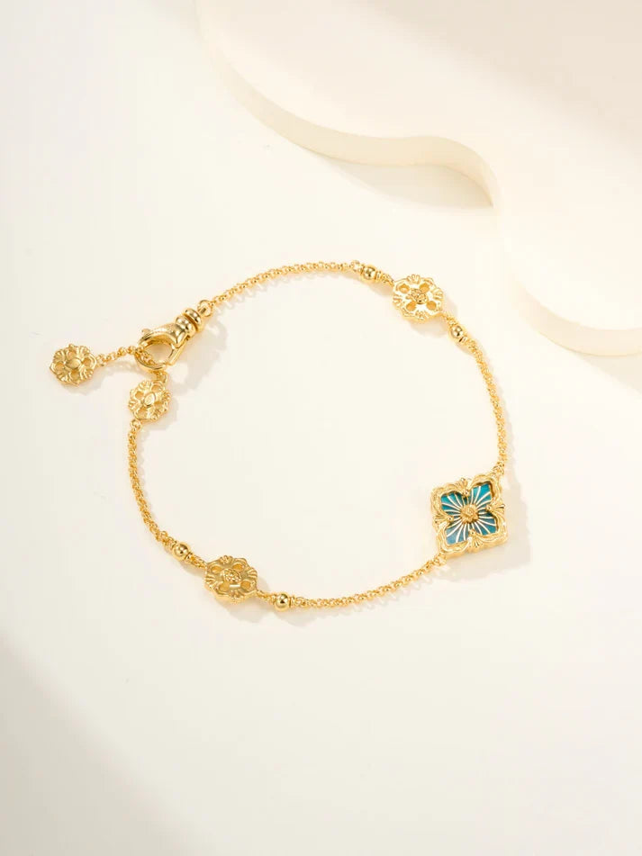 [Mystic]B.C.L ENAMELED One-Flower Bracelet£¨Various Colors)