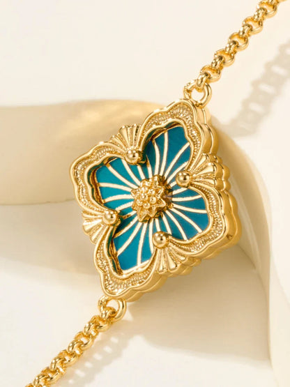 [Mystic]B.C.L ENAMELED One-Flower Bracelet£¨Various Colors)