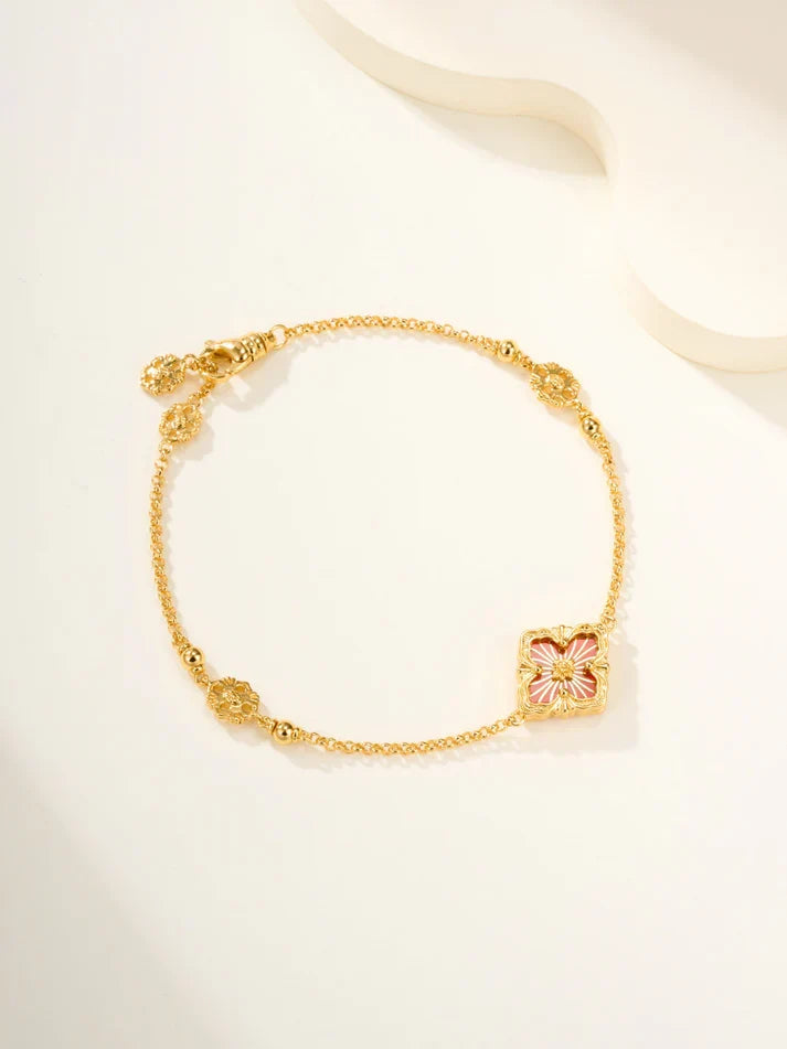 [Mystic]B.C.L ENAMELED One-Flower Bracelet£¨Various Colors)