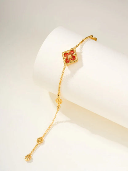 [Mystic]B.C.L ENAMELED One-Flower Bracelet£¨Various Colors)