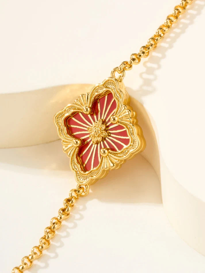 [Mystic]B.C.L ENAMELED One-Flower Bracelet£¨Various Colors)