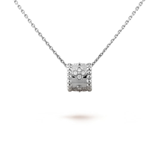 Mystic PERLEE ペンダント シルバー ダイヤモンド ネックレス