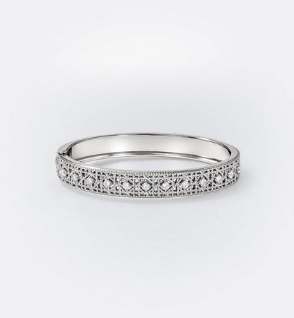 [Mysitc ] 2026 WOVEN-PATTERN BRACELET SET WITH FULL DIAMOND INLAY THREE-COLORS