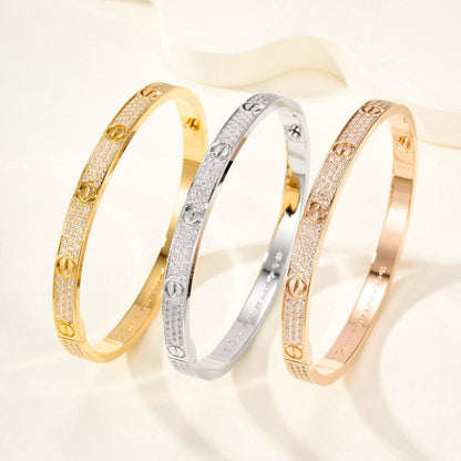 Mysitc LOVE BRACELET 4.8MM DIAMOND-PAVED