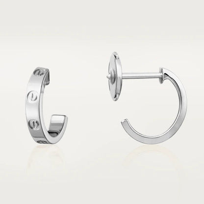 Mysitc LOVE EARRINGS 2.65MM SILVER