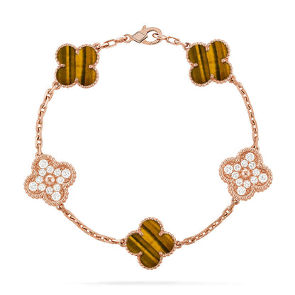 [Mystisch] NEUE ARMBANDKOLLEKTION CLOVER 5 MOTIFS TIGER EYE