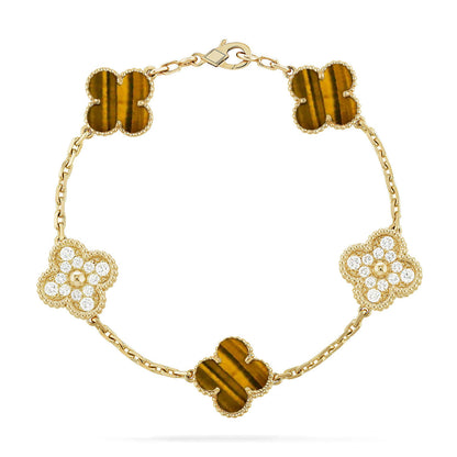 [Mystisch] NEUE ARMBANDKOLLEKTION CLOVER 5 MOTIFS TIGER EYE