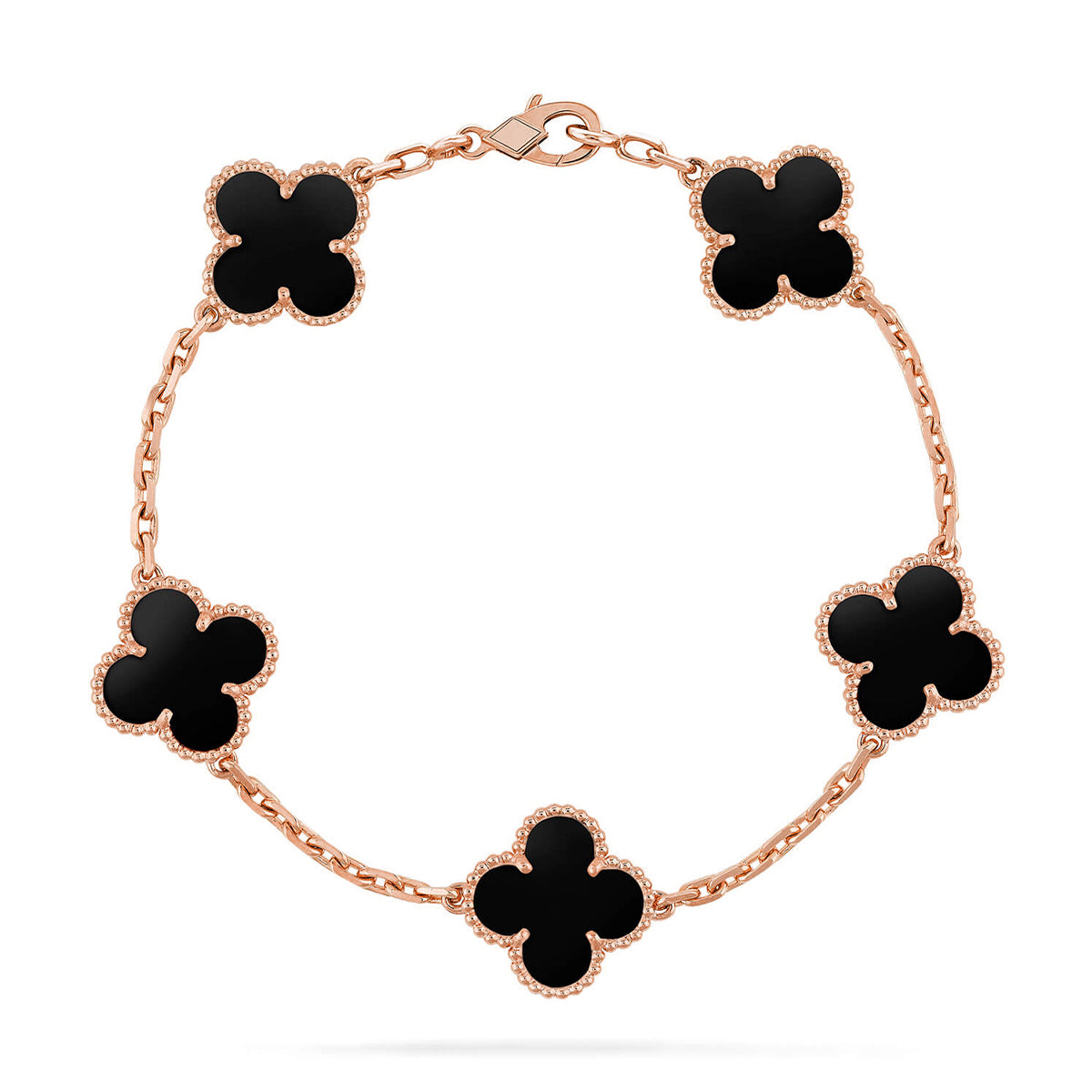 [Mysitc ]NEUE CLOVER 5 MOTIF ONYX ARMBAND KOLLEKTION