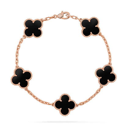 [Mysitc ]NEUE CLOVER 5 MOTIF ONYX ARMBAND KOLLEKTION