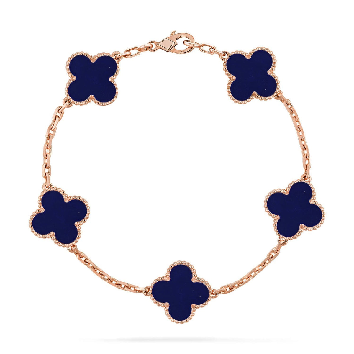 [Mysitc ]Neue ARMBANDKOLLEKTION KLASSISCHES KLEEBBLATT 5 MOTIVE LAPISLAZULI