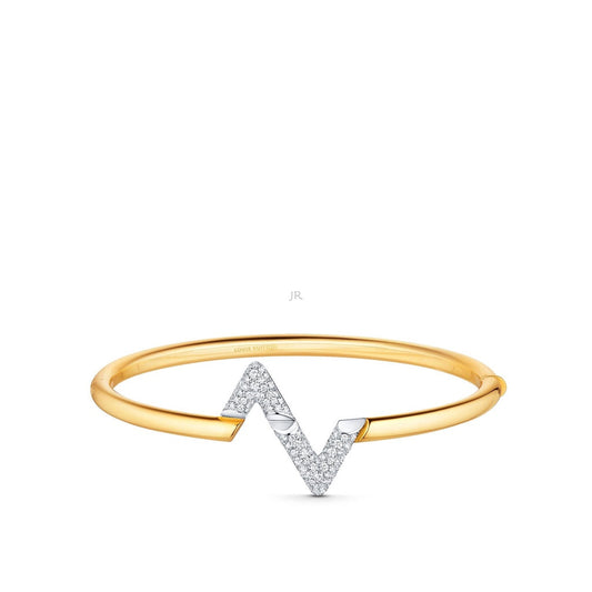 Mystic VOLTE UPSIDE DOWN GOLD DIAMOND BRACELET
