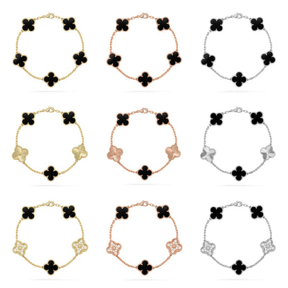 [Mysitc ]NEUE CLOVER 5 MOTIF ONYX ARMBAND KOLLEKTION